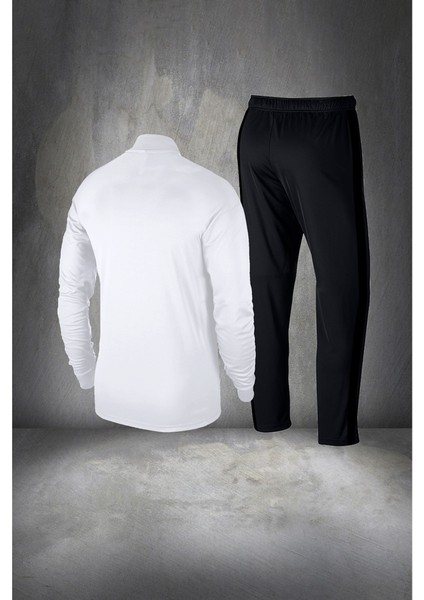 Büyük Beden Erkek Beyaz Supra Penye Kumaş Şık Eşofman Takımı (4xl- 10XL) fırsatları