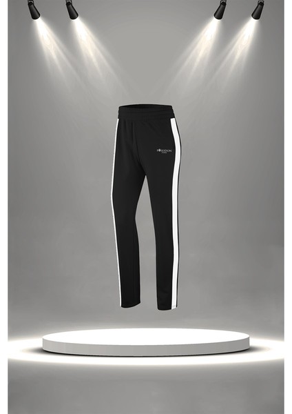 Kadın Beyaz Supra Penye Kumaş Fit Kalıp Koşu Seti (S-3xl)
