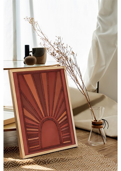 Ahşap Çerçeveli Poster Çerçeve Tekli Tablo Modern Çerçeve Dekorasyon Ev Dekoru ÖZC-378