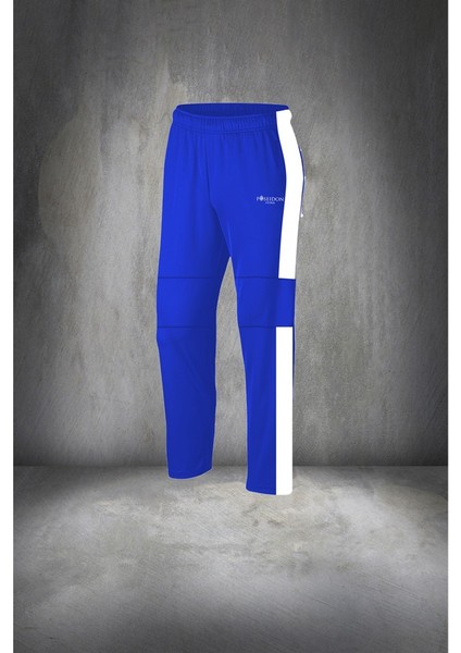 Büyük Beden Erkek Mavi Supra Penye Kumaş Rahat Kesim Kapüşonlu Fit Eşofman Takımı (4xl- 10XL) modelleri