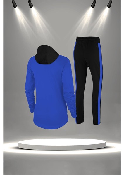 Kadın Mavi Supra Penye Kumaş Özel Tasarım Eşofman Takımı (S-3xl) fırsatları