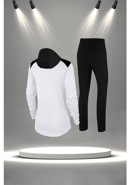 Kadın Beyaz Supra Penye Kumaş Nefes Alabilen Kumaş Şık Eşofman Takımı (S-3xl) fırsatları