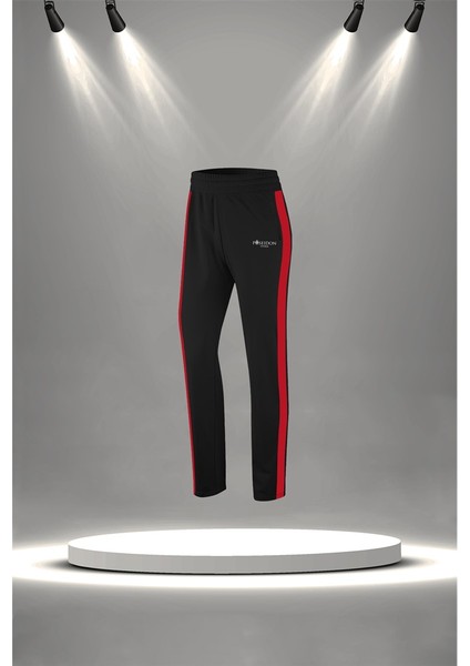 Kadın Kırmızı Supra Penye Nefes Alabilen Kumaş Şık Eşofman Takımı (S-3xl) modelleri