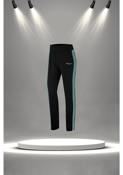 Kadın Siyah Supra Penye Kumaş Rahat Yürüyüş ve Koşu Sporcu Seti (S-3xl) modelleri