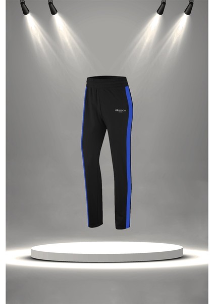 Kadın Mavi Supra Penye Kumaş Sporcu Günlük Koşu Seti (S-3xl) modelleri