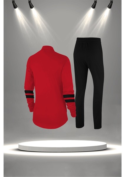 Kadın Kırmızı Supra Penye Kumaş Yürüyüş Takımı (S-3xl) fırsatları