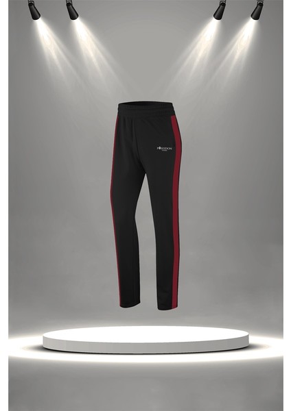 Kadın Bordo Supra Penye Kumaş Alt ve Üst Eşofman Takımı Seti (S-3xl) modelleri