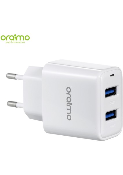 OCW-E63D 5V2.4A Çift USB Hızlı Şarj Cihazı - Beyaz (Yurt Dışından) fiyatları