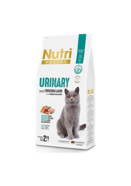 Feline Urinary Destekleyici Somonlu Düşük Tahıllı Yetişkin Kedi Maması 2 kg