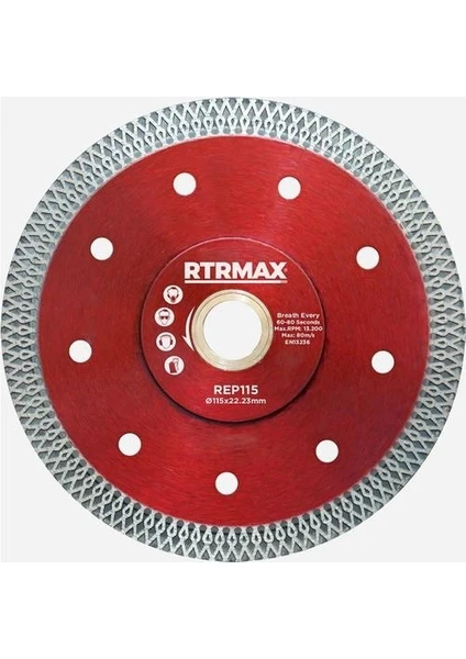 Rtrmax REP115 Çarpraz Diş Elmas Testere Kesici Disk 115X22MM