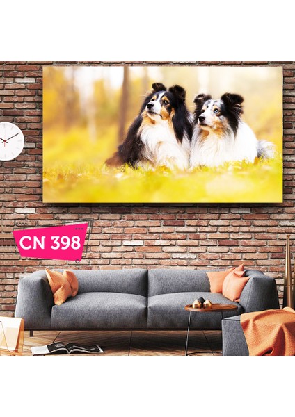 Arkadaş Köpekler / Dekoratif Kanvas Tablo