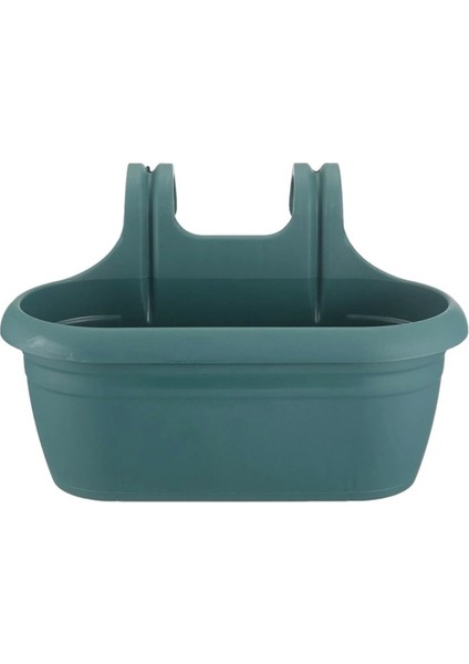 Nergiz Kolay Askı Balkon Saksı 40 cm Yeşil 6,5 Lt