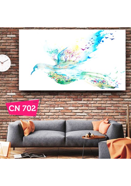 Özgür Uçan Kuş / Huzur Veren Kanvas Tablo
