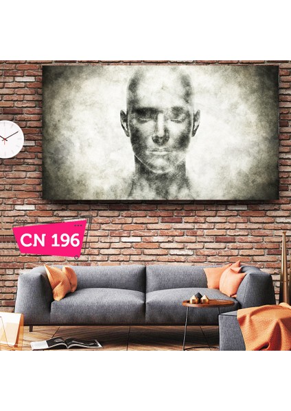 Ideal Insan Portresi Kanvas Tablo