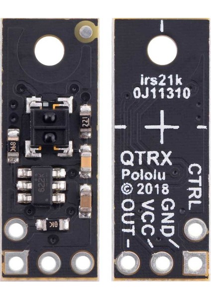QTRX-MD-01RC 1'li Çizgi Algılama Sensörü (Seyrek Sensör Dizilimli)