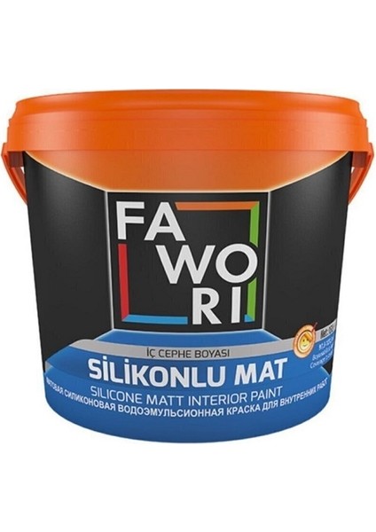 Andezit 15 Silikonlu Mat Iç Cephe Boyası 3,5 kg