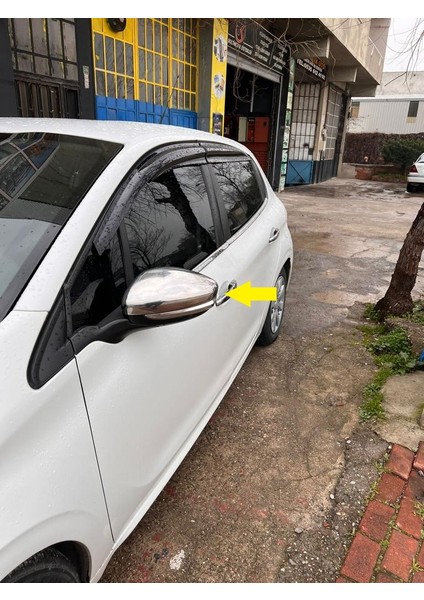Peugeot 208 Krom Ayna Kapağı 2 Parça 2012> Paslanmaz Çelik modelleri