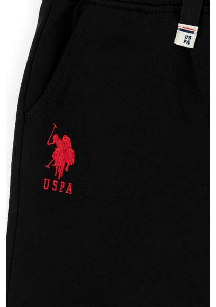 U.S. Polo Assn. Erkek Çocuk Siyah Örme Şort 50248948-VR046