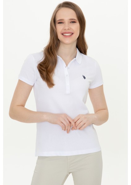 Kadın Beyaz Basic T-Shirt 50246272-VR013 fiyatları