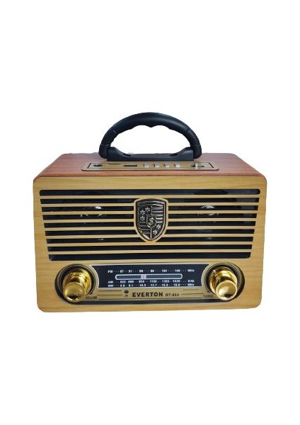 RT-864 Ahşap Yüksek Ses Gücü Fm Radyo Bluetooth Mp3 Nostaljik Müzik Kutusu modelleri
