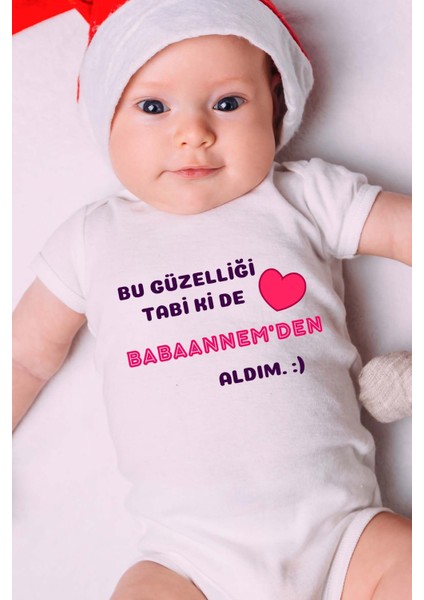 Özel Tasarım Bebek Zıbın - Çıtçıtlı Body (Bu Güzelliği Tabi Ki De Babaannemden Aldım!)