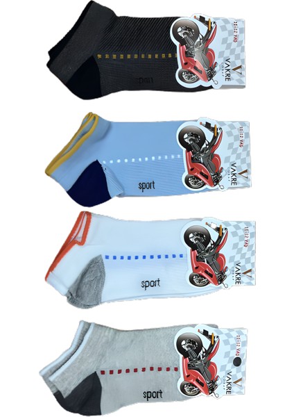 6 Çift Erkek Çocuk Patik Çorap