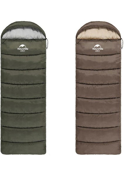U250 Zarf Tarzı Kapüşonlu Uyku Tulumu -10°c