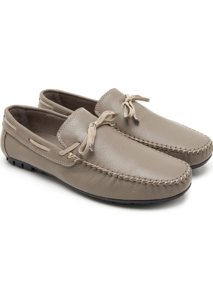 Gary Gri Erkek Deri Loafer