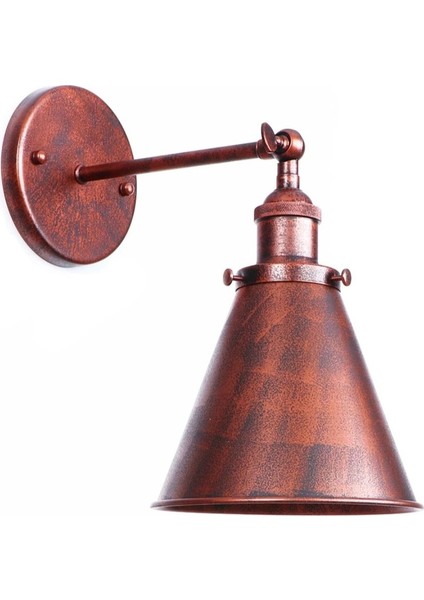 s Bakır Eskitme Konık Retro Rustik Aplik E27 Duylu fiyatları