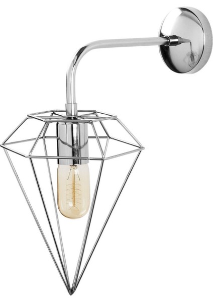 My Lights Retro Rustik Krom Aplik Şık Tasarım