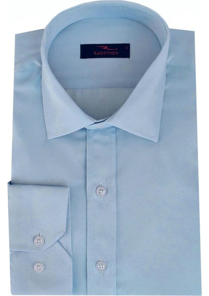 Erkek Uzun Kol Gömlek Silim Fit Armürlü BGL-ST01909