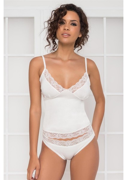 365 Kaşkorse Dantelli Atlet - Külot Takımı