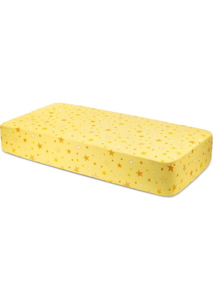 50 cm x 95 cm Lastikli Fitted Bebek ve Çocuk Yatak Çarşafı