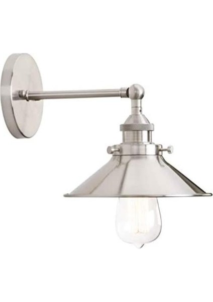 Retro Inox Modern Dekoratif Mafsallı Duvar Aplik