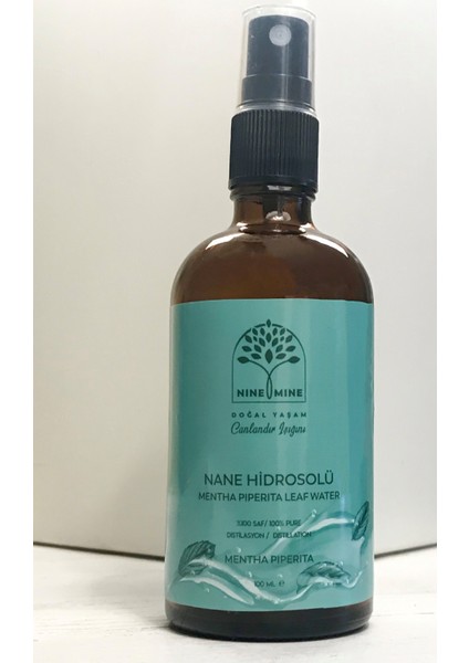 Nine&Mine Doğal Yaşam Nane Hidrosolü (Mentha Piperita Flower Water) - 100 ml