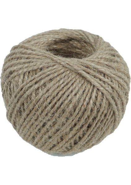 Naturel Hasır Jüt Kırnap Hediye Paketi Bağlama Süsleme Ipi 100 G-3 Adet