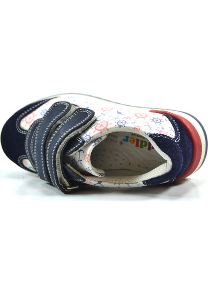 47293 Hakiki Deri Lacivert Cırtlı Ortopedik Erkek Çocuk Spor Ayakkabı fırsatları