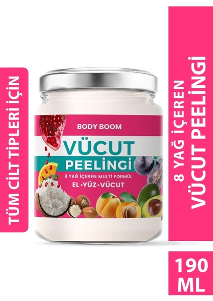 BODY BOOM Gurmar El Ayak Vücut Peelingi 190 ML