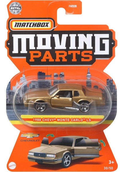 1:64 Moving Parts Arabalar '88 Chevy Monte Carlo Ls
