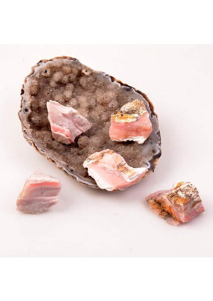 Ham Pembe Opal Taşı Kütle