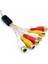 2rca Erkek - 6rca Dişi Kablo 50 cm 2