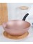 Damla 28 cm Pembe Wok Tava  XCM-21-0261 1