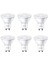 Essential LED 4.7W-50W Beyaz Işık 6500K GU10 220V LED Spot Ampul 6 Adet 1