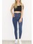 Düğmeli Kot Pantolon Mavi - 3019.1322. 4