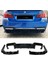 Bmw F10 Vorstainer 3 Parça Difüzör Piano Black Sağ Sol Çift Çıkış 2010 - 2017 5 Serisi 2