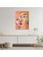 Artofwalldesign ''kız Portre Kübizm'' Cam Tablo Uv 1