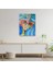 Artofwalldesign ''kadın Kübizm Kız Portre'' Cam Tablo Uv 1