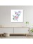 Artofwalldesign ''suluboya Çiçekleri'' Cam Tablo Uv 1
