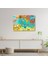 Artofwalldesign ''resimli Harita Akdeniz'' Cam Tablo Uv 1