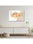 Artofwalldesign ''eski Retro Renk Haritası'' Cam Tablo Uv 1